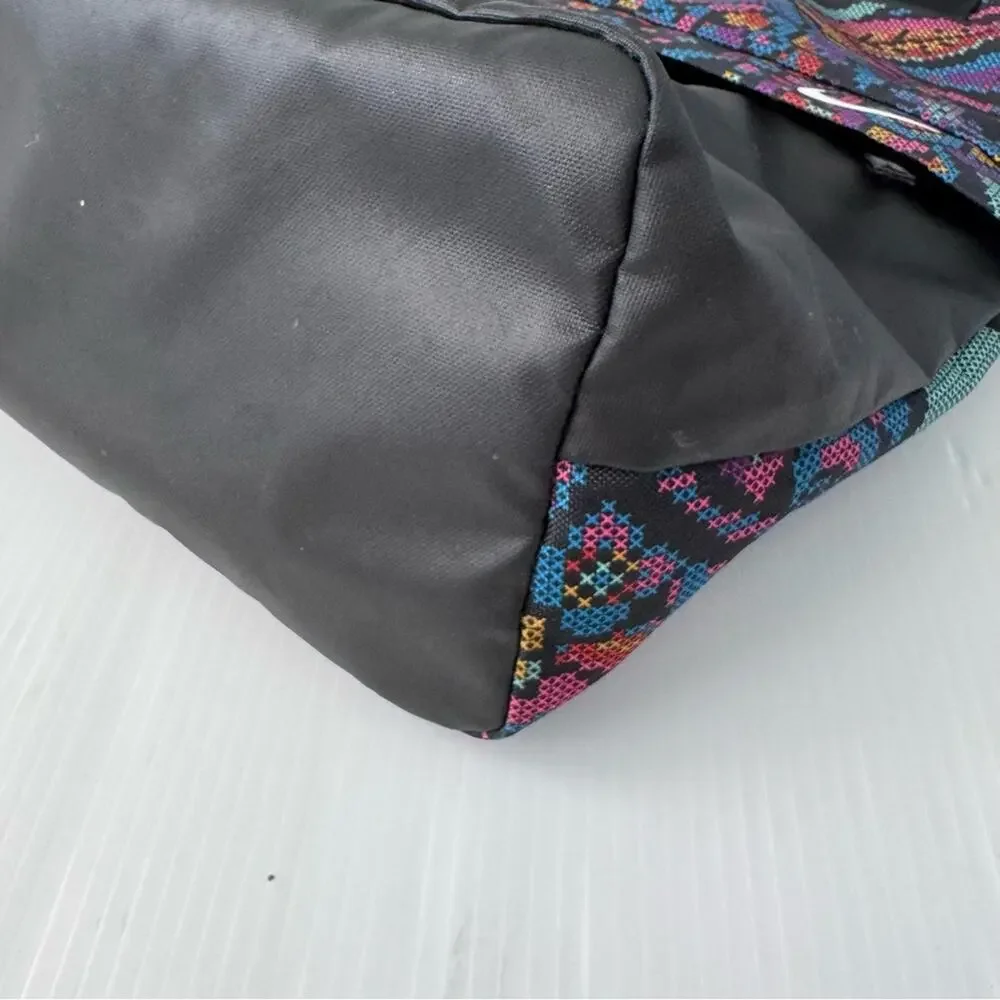 Nike Black Tote with Multicolor Floral Top
